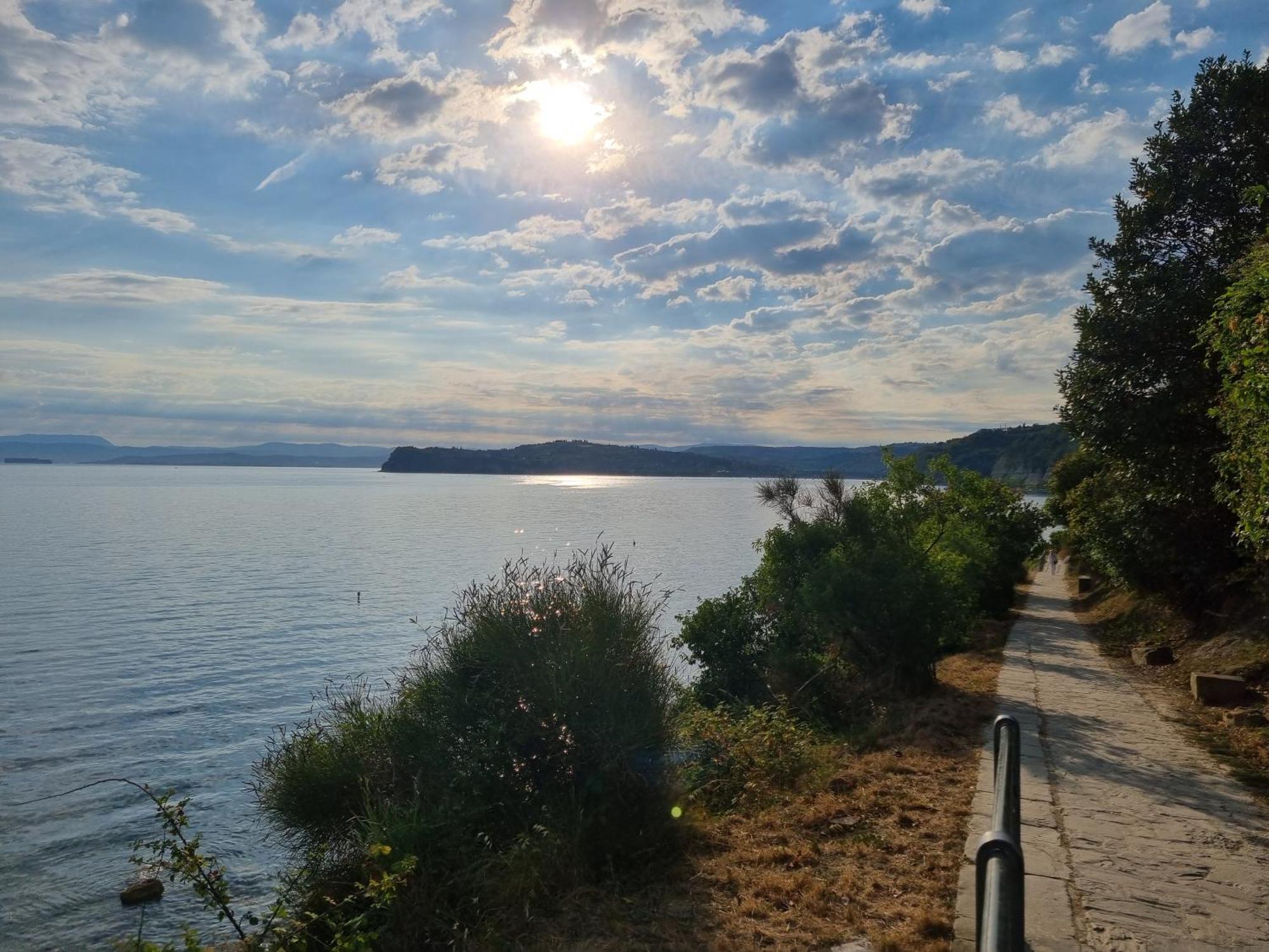 Apartment House - Private Oasis - Beachfront With A Sea View Terrace Piran